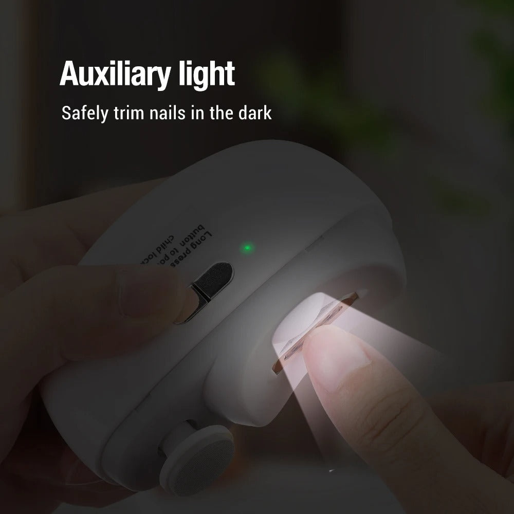 Elektrische nagelknipper met verlichting