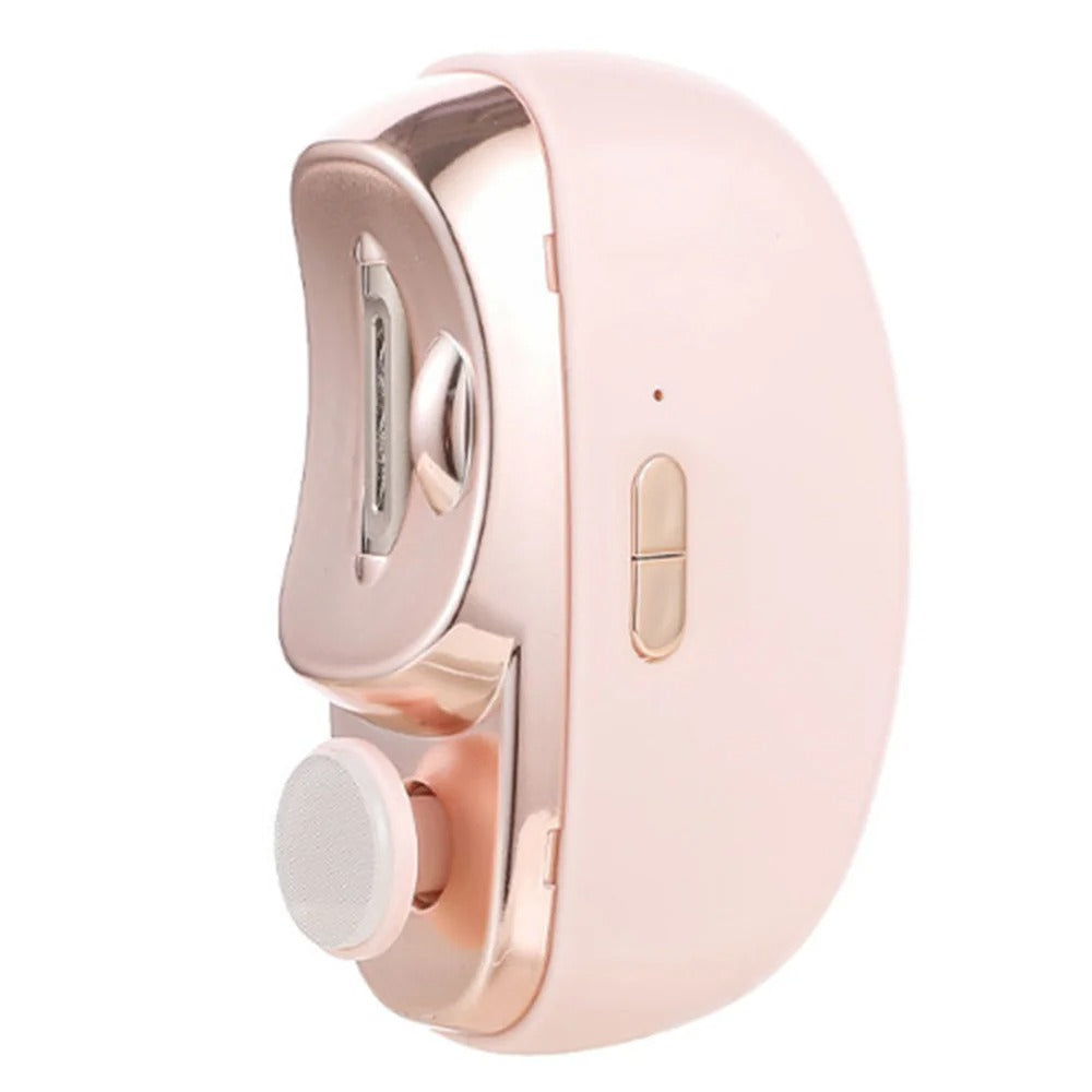 Elektrische nagelknipper in roze