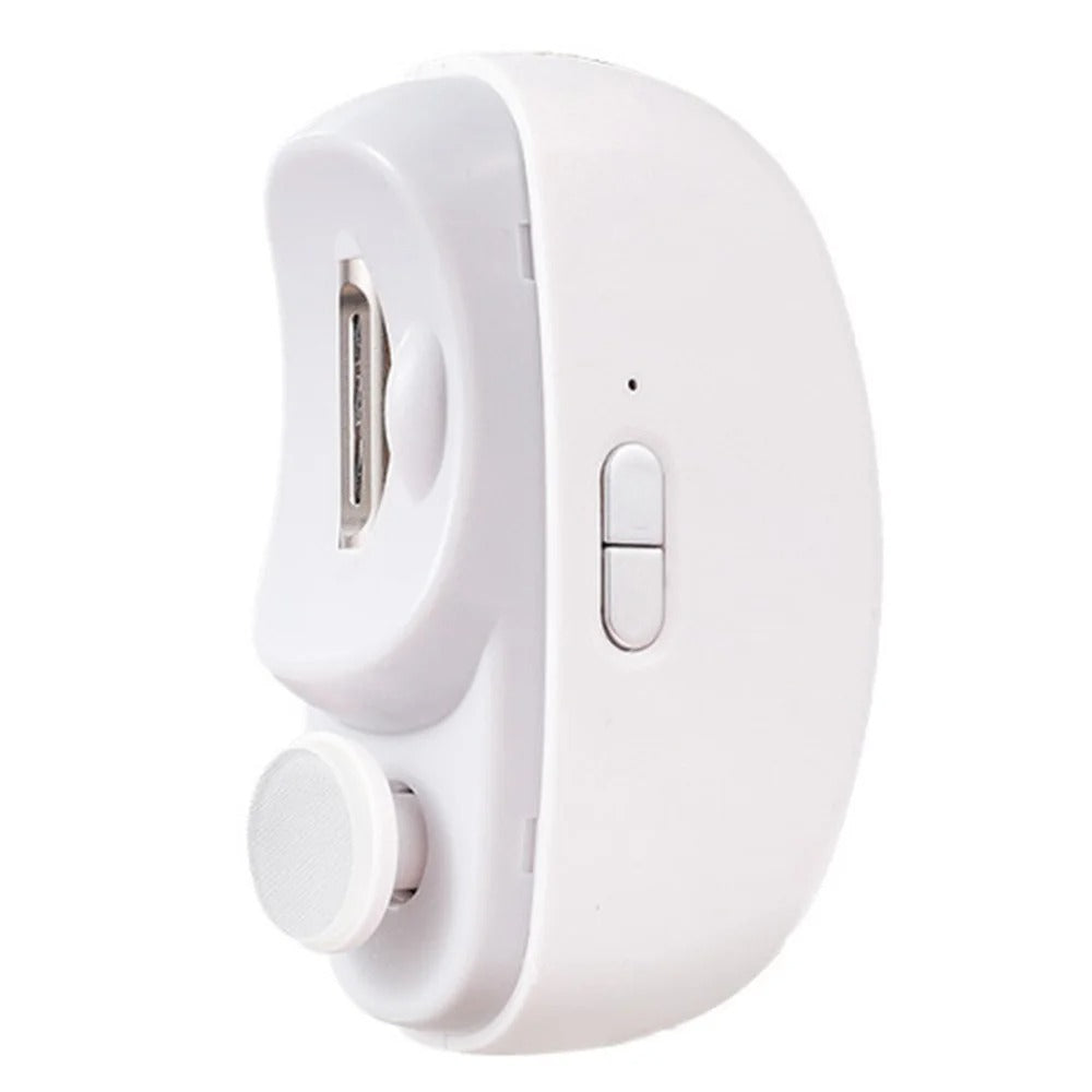 Elektrische nagelknipper in wit