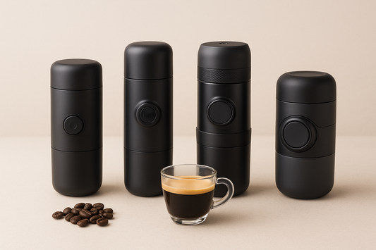 Handige draagbare koffiemachines
