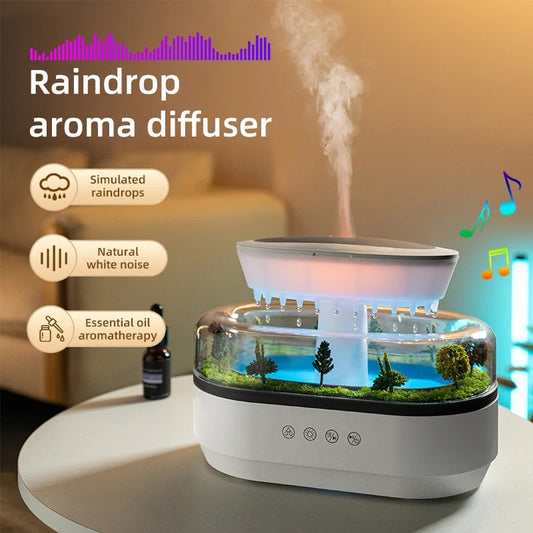 Aroma luchtbevochtiger met natuurlijk geluid