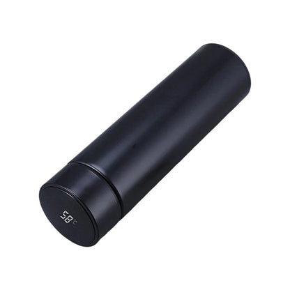 Digitale themosfles 500ml in zwart
