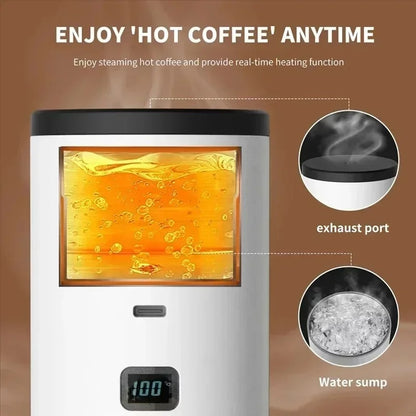 Draagbaar espresso apparaat is overal te gebruiken