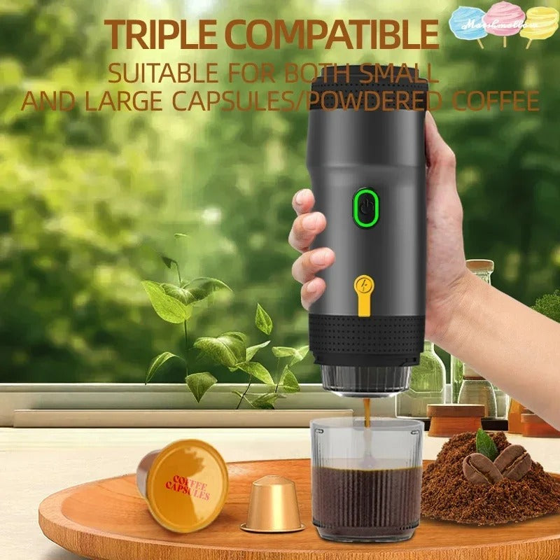 3-in-1 draagbare espresso machine