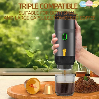 3-in-1 draagbare espresso machine