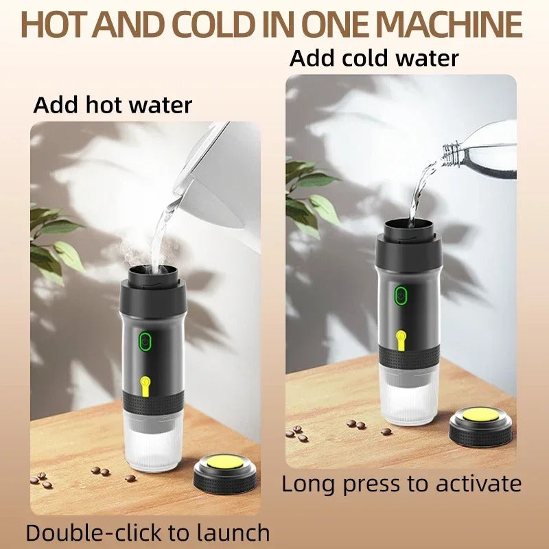 Draagbare espresso machine warm & koud
