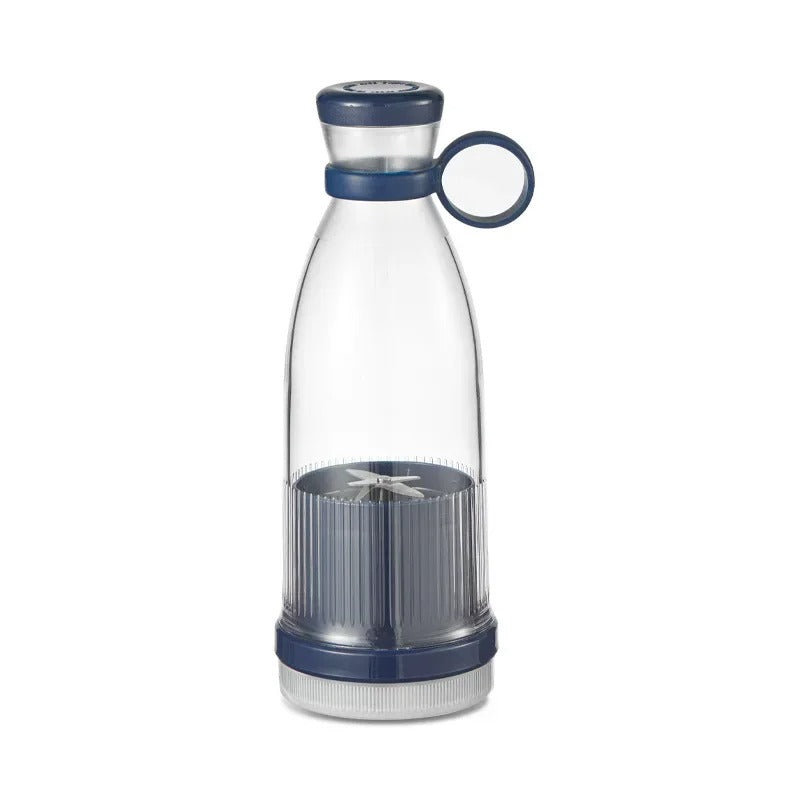 Draagbare elektrische juicer blender in blauw