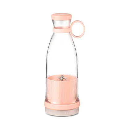 Draagbare elektrische juicer blender in roze