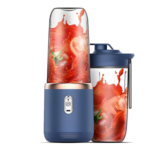 Draagbare blender in blauw