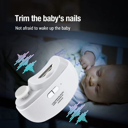 Elektrische nagelknipper tijdens slaap