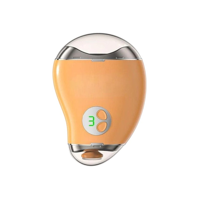 Elektrische nagelknipper in oranje