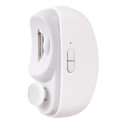Elektrische nagelknipper in wit