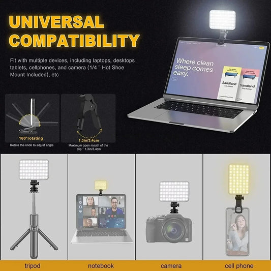 LED selfie invullicht multifunctioneel