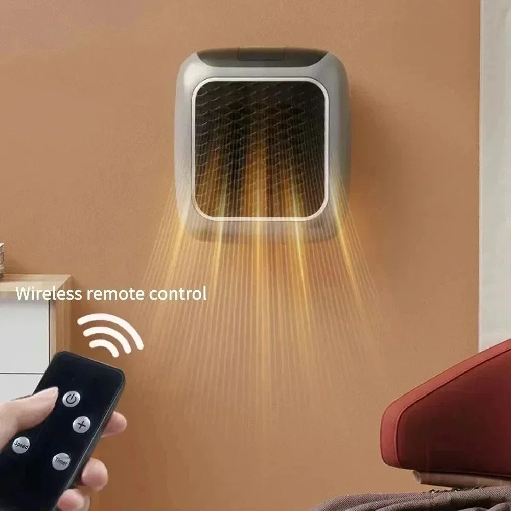 800W mini verwarming met afstandbediening