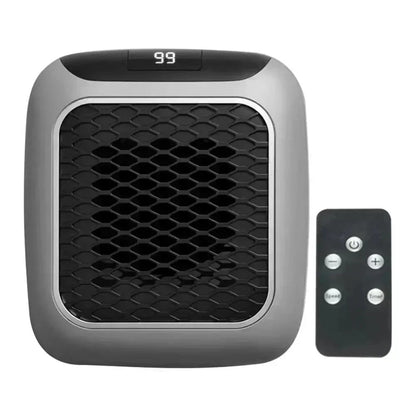 800W mini verwarming in grijs