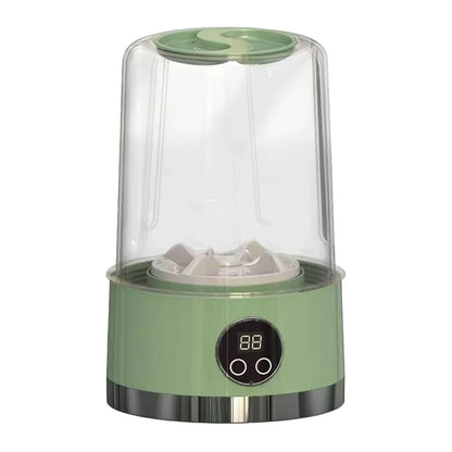 Draagbare mini wasmachine in groen