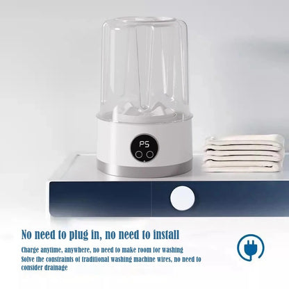 Draagbare mini wasmachine oplaadbaar