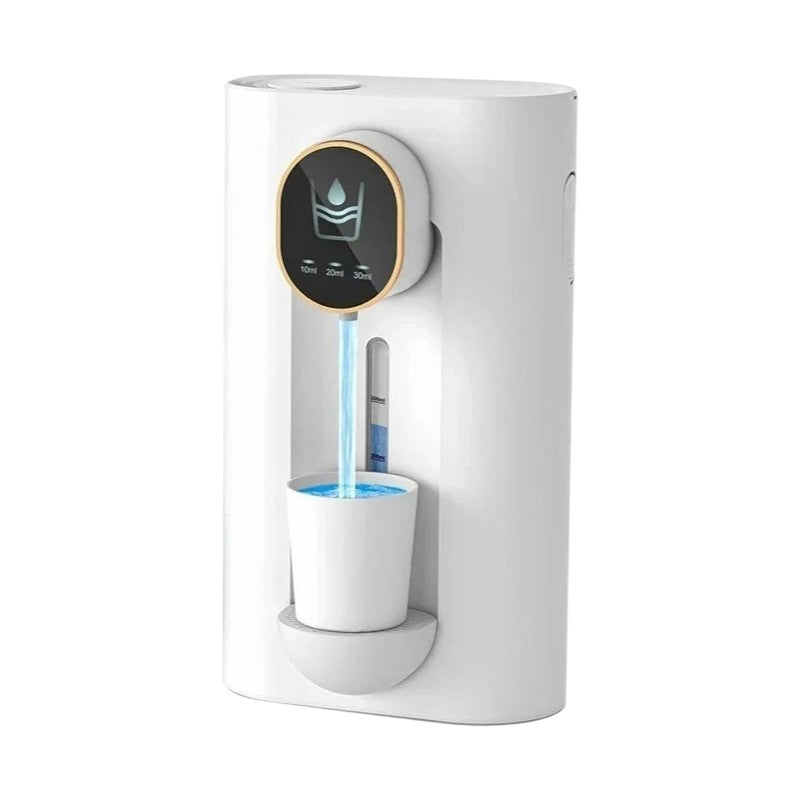 Automatische mondwater dispenser in wit
