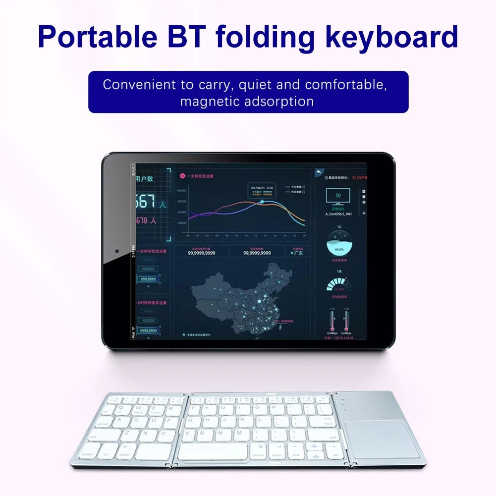 Opvouwbaar toetsenbord met bluetooth