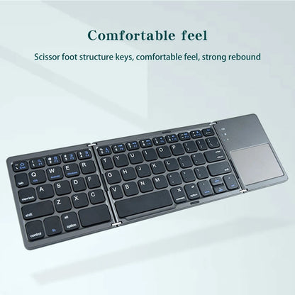 Opvouwbaar toetsenbord is comfortabel