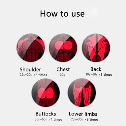 Smart massagepistool met instructies
