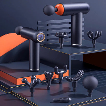 Smart massagepistool met onderdelen