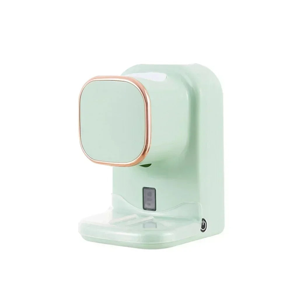 Automatische tandpasta dispenser in groen