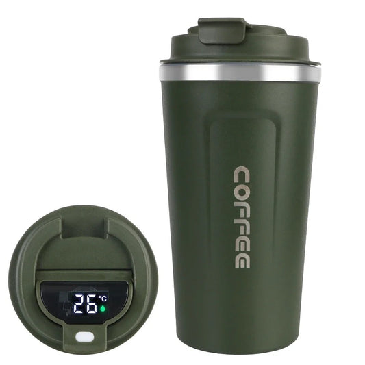 Thermische koffiemok 510ml in groen