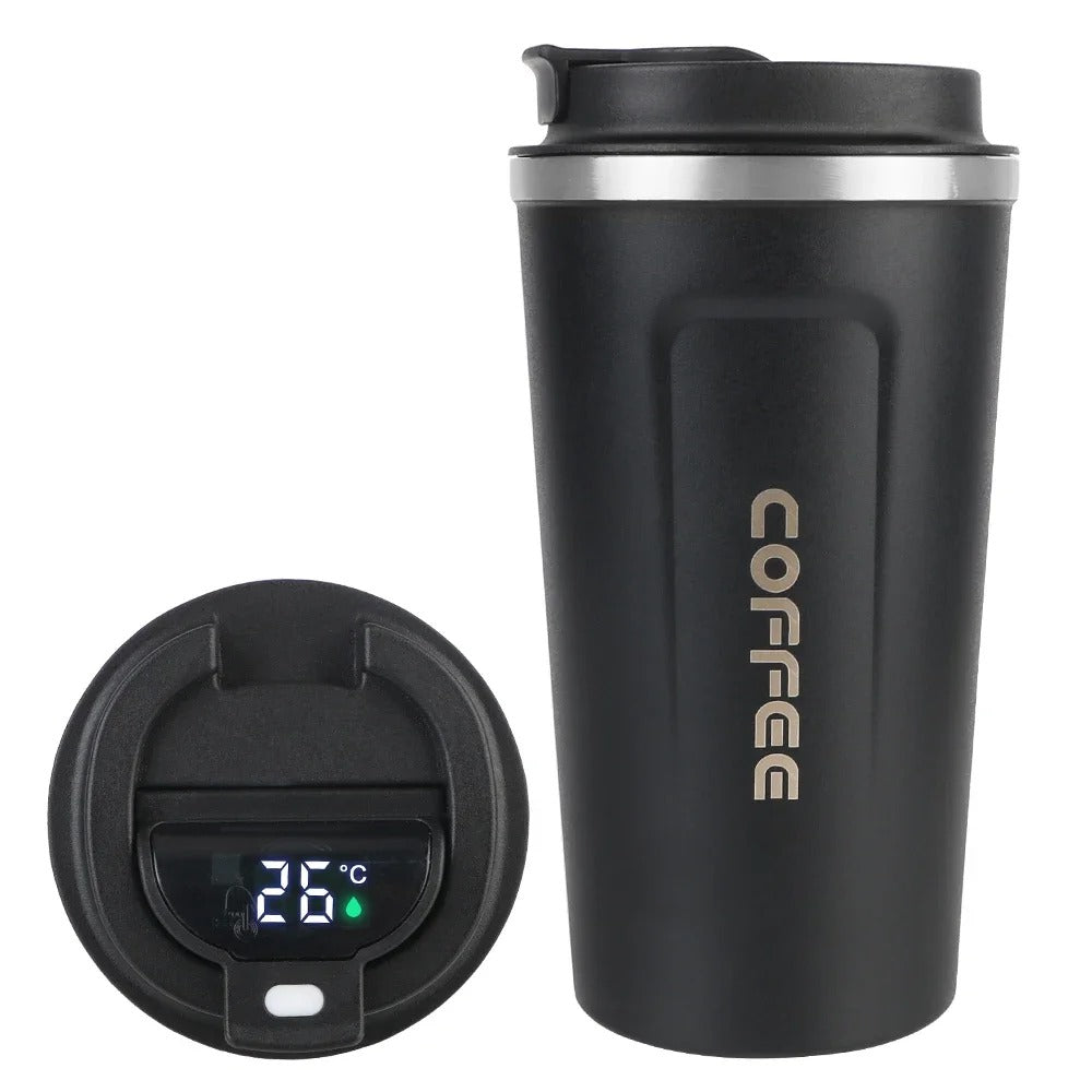 Thermische koffiemok 510ml in zwart